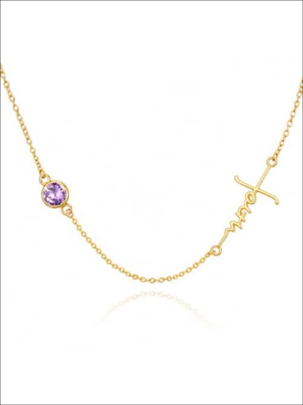 14K Gold Plated Sideways Faith Cross Choker Necklace for Women Christian Gift